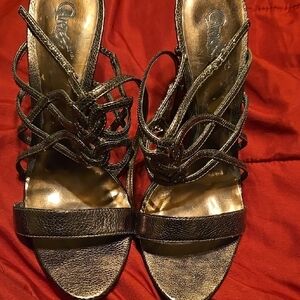 Carlos Santana Women's Brown Strappy Sandals